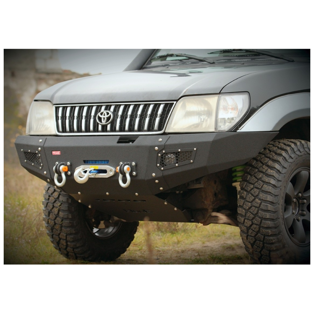 Zestaw aluminiowych płyt osłonowych do zderzaka stalowego MOZ012 MorE 4x4 Benzyna SWB - Image 3