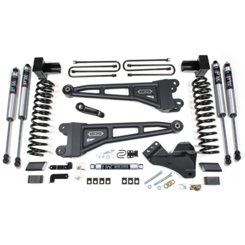 Zestaw zawieszenia Radius arm BDS Lift 5″ Benzyna resory overload