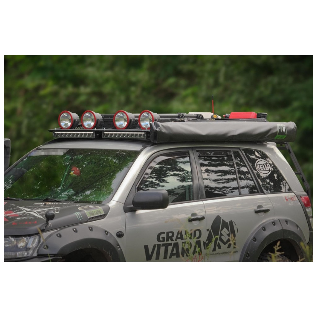 Bagażnik dachowy koszowy MorE 4x4 z relingami - obrazek 3