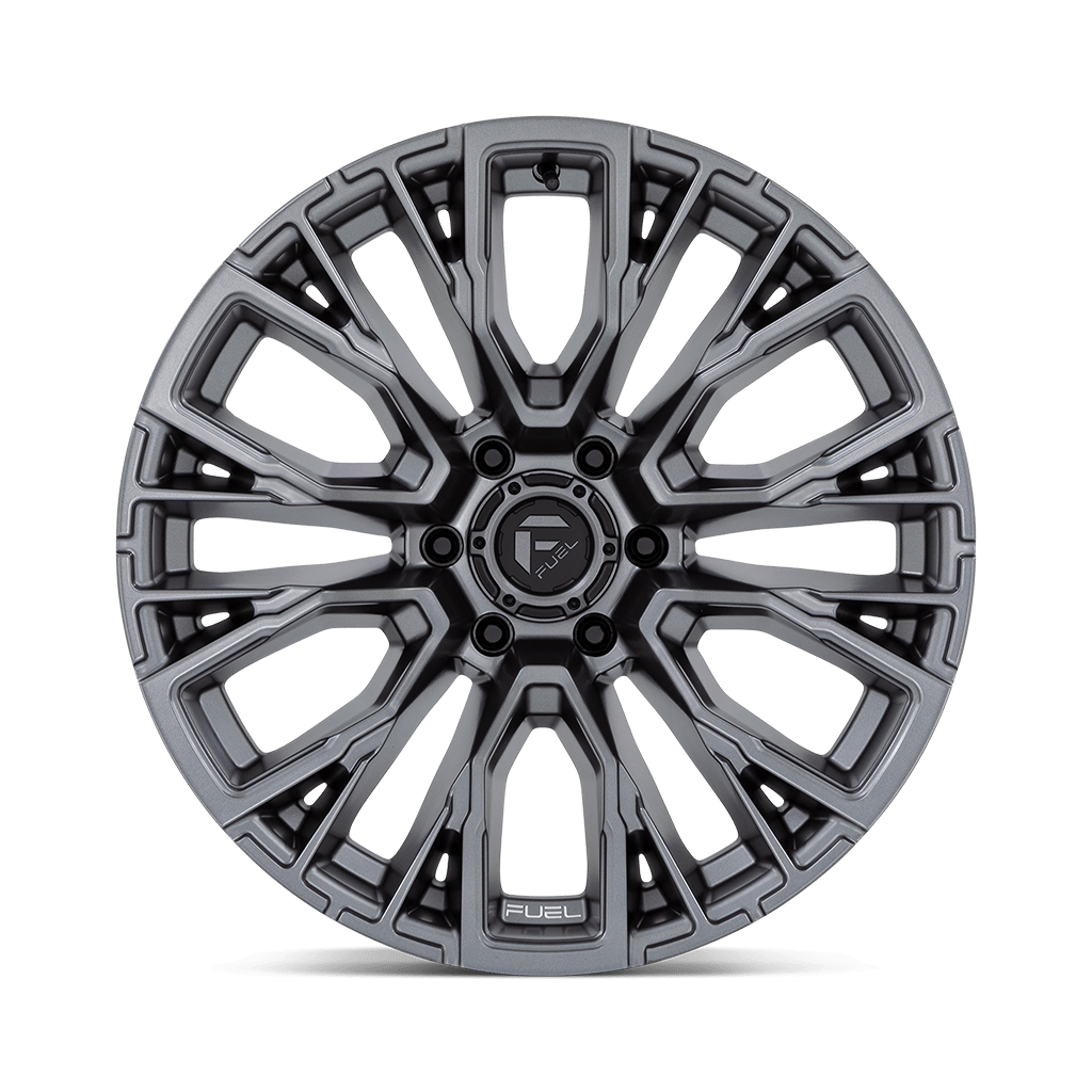 Felga aluminiowa D848 REBAR Matte Gunmetal FUEL - obrazek 3
