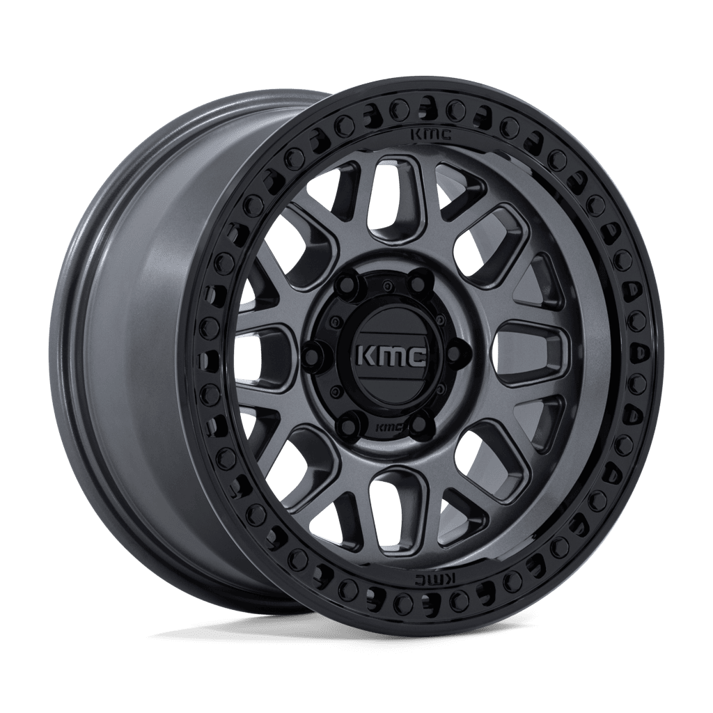 Felga aluminiowa KM549 GRS Gloss Gunmetal W/ Gloss Black Lip KMC