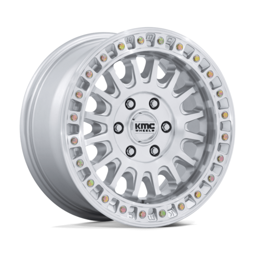 Felga aluminiowa KM552 IMS Gloss Silver W/ Machined Face KMC