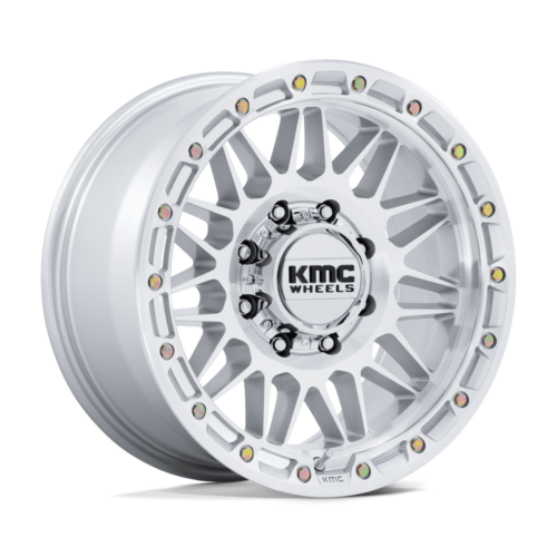 Felga aluminiowa KM555 ATTACK Gloss Silver W/ Machined Face KMC