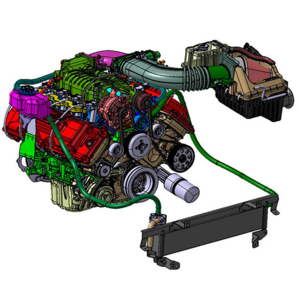 Kompletny zestaw kompresora Roush Performance Phase 2 590hp 2,30L - Image 4