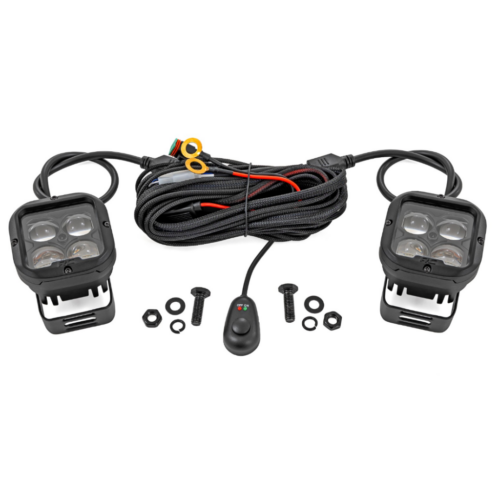 Lampy LED 2″ do jazdy kwadratowe SAE Rough Country