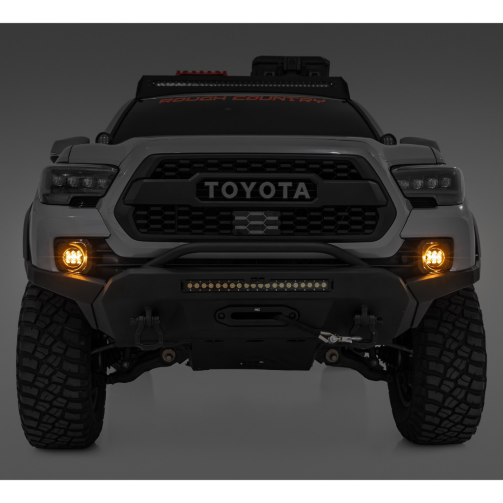 Lampy przeciwmgielne LED 3,5" amber DRL Rough Country - Image 3