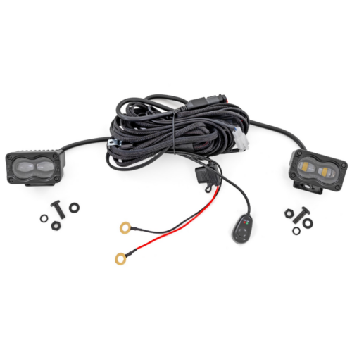 Lampy przeciwmgielne LED 3×1,75″ żółte SAE Rough Country