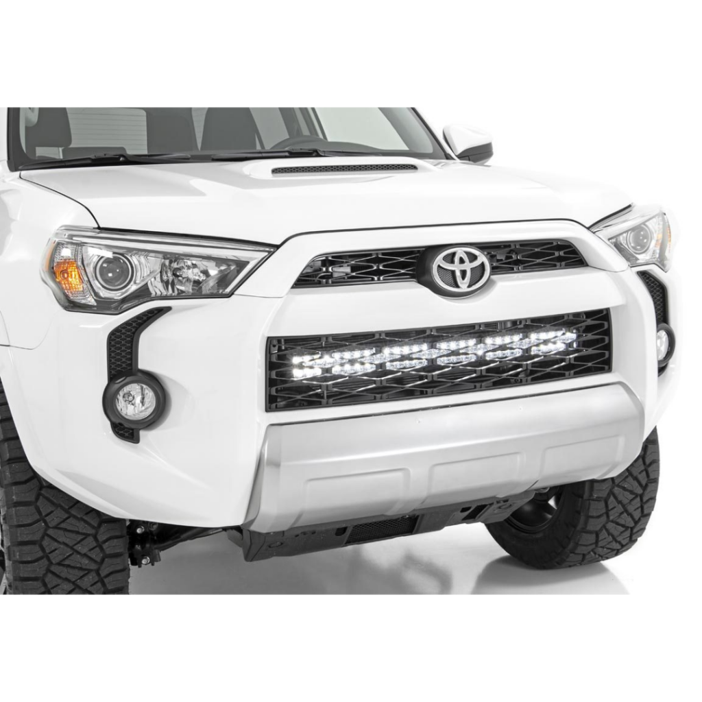 Listwa LED 30" biała DRL spot + flood do grilla przód Rough Country Black Series - obrazek 3