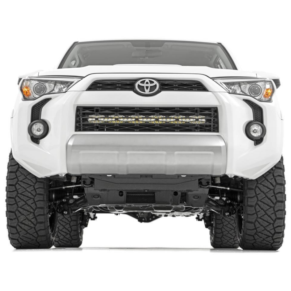 Listwa LED 30" biała DRL spot + flood do grilla przód Rough Country Black Series - obrazek 4