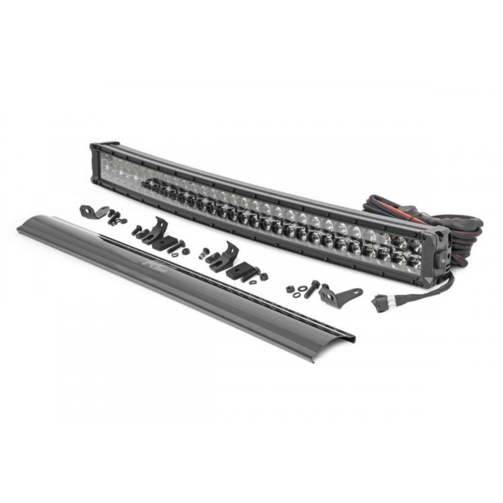 Listwa LED 30" biała DRL spot + flood do grilla przód Rough Country Black Series
