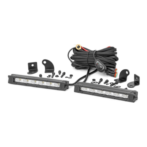 Listwy LED 6″ flood Rough Country Chrome Series