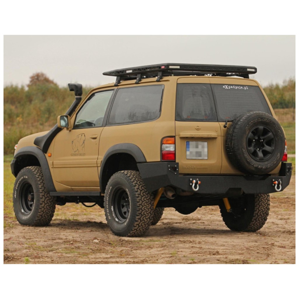 Progi boczne stalowe montowane do ramy MorE 4x4 SWB 97-04 - Image 5