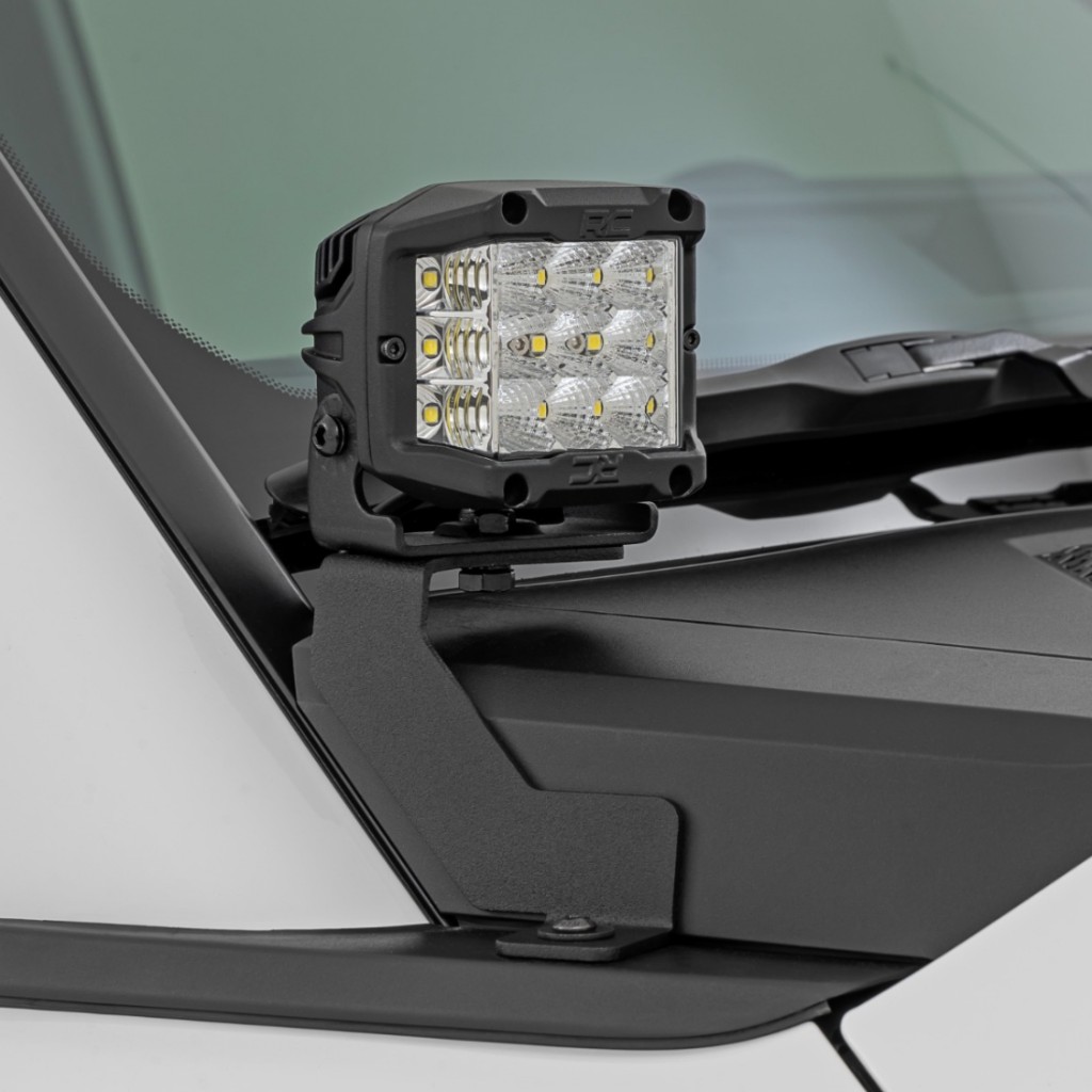 Zestaw lamp 2" DRL LED doświetlających Rough Country Black Series - Image 5