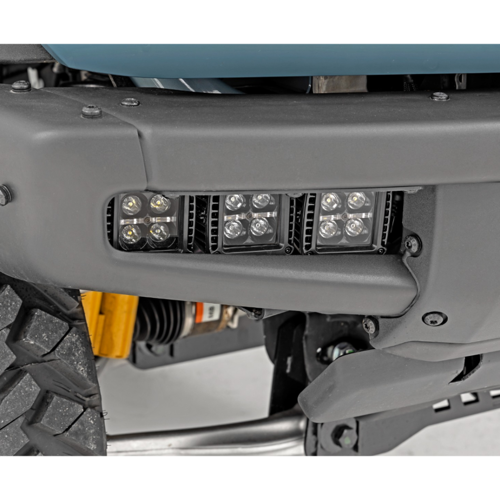Zestaw lamp 2" LED spot + Amber DRL Rough Country - Image 2