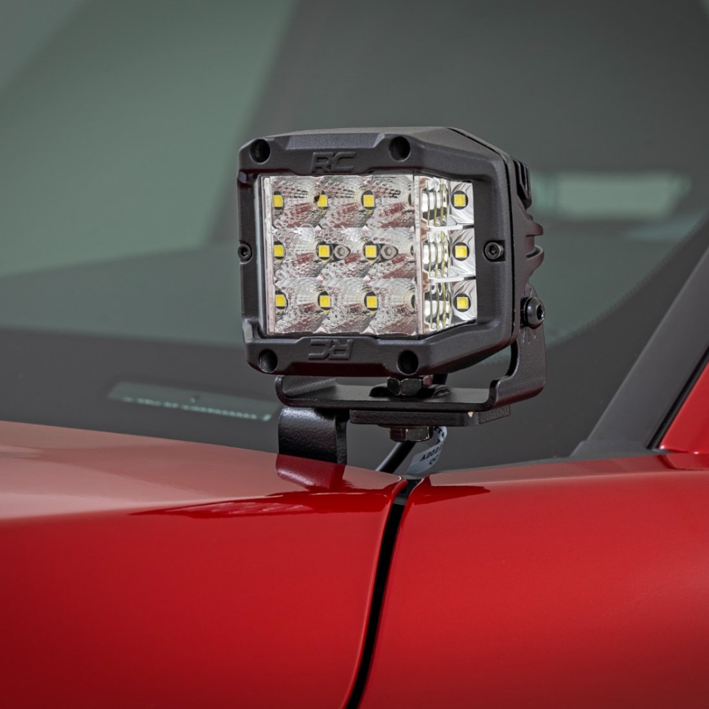Zestaw lamp 3" LED Osram Wide Angle doświetlających Rough Country - obrazek 3
