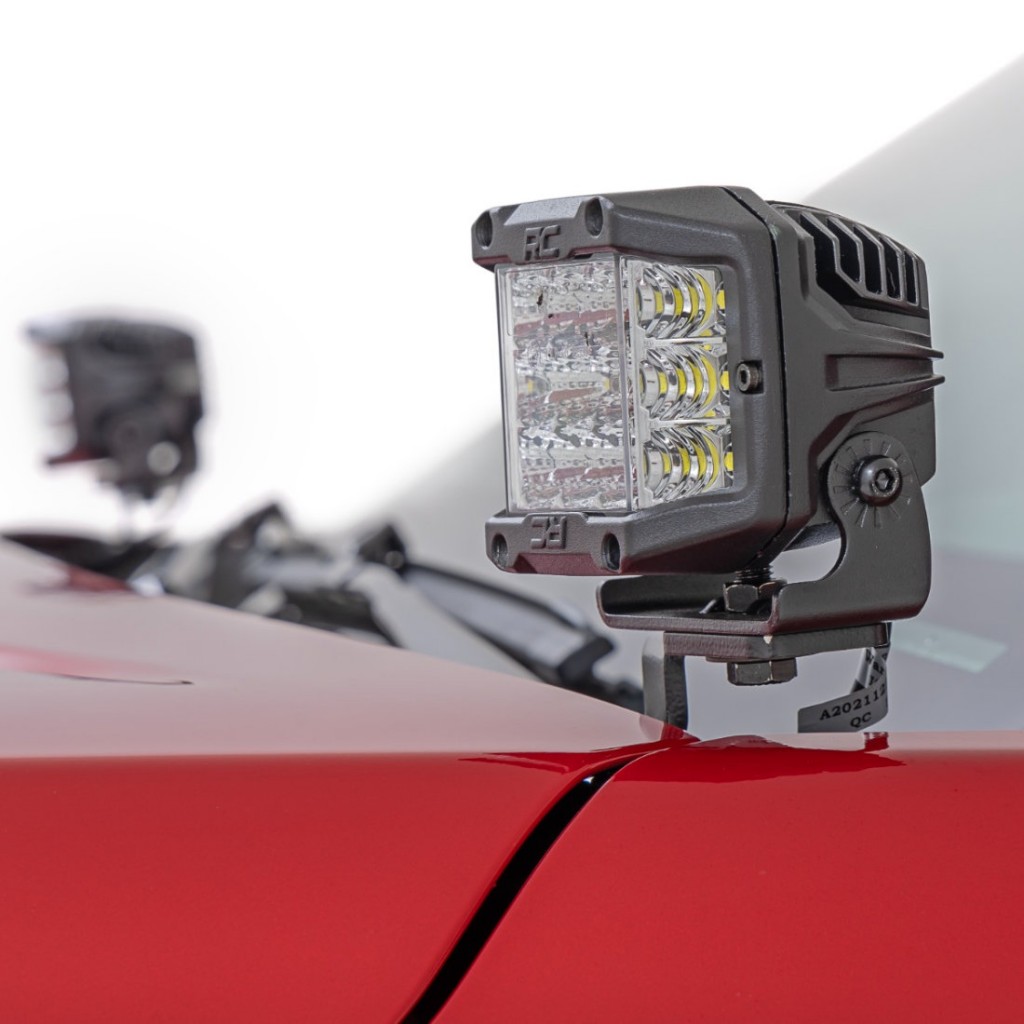 Zestaw lamp 3" LED Osram Wide Angle doświetlających Rough Country - obrazek 5