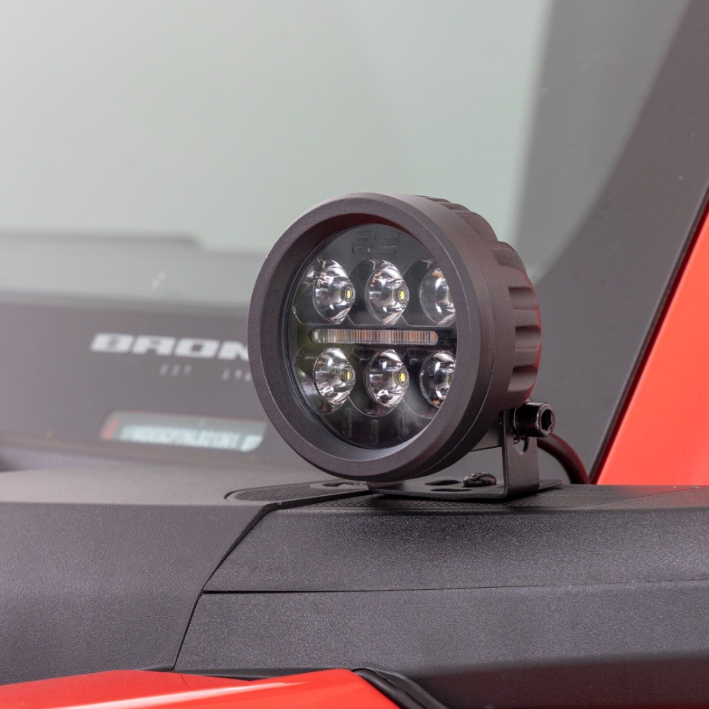 Zestaw lamp 3,5" LED Amber DRL doświetlających Rough Country Black Series - Image 2